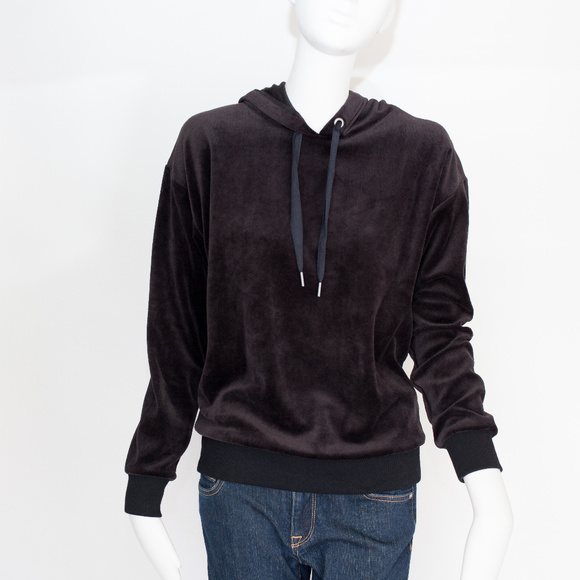 j crew velour hoodie